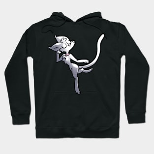 white cat Hoodie